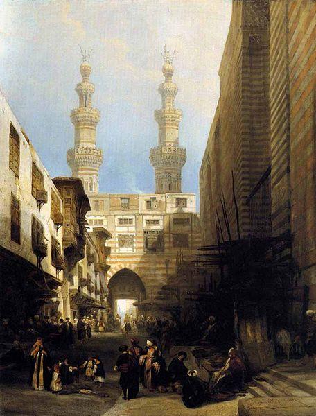 David Roberts A View in Cairo